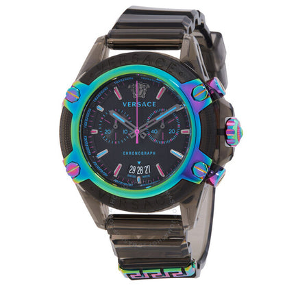 Versace, Icon Active Chronograph Quartz Black Dial Men's Watch