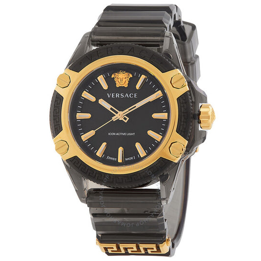 Versace, Icon Quartz Black Dial Men's Watch