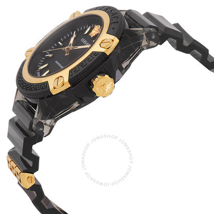 Versace, Icon Quartz Black Dial Men's Watch