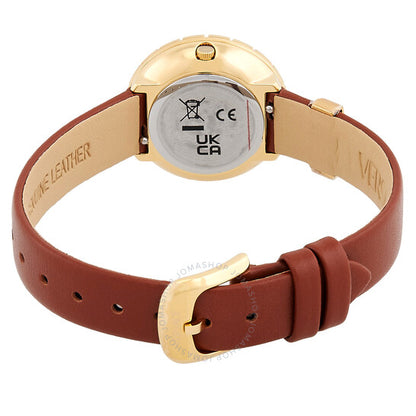 ساعة فيرساتشي لا جريكا كوارتز بمينا ذهبية للنساء