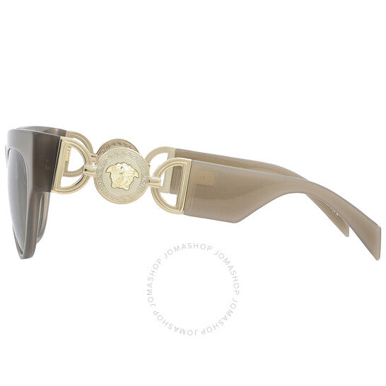 Versace, Light Brown Cat Eye Ladies Sunglasses