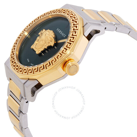 Versace, Medusa Deco Quartz Green Dial Unisex Watch Ve7b00323