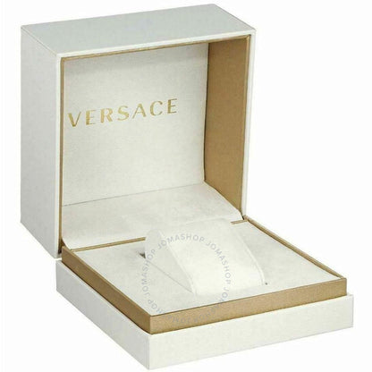 Versace, Mystique Hibiscus Quartz Diamond Black Dial Ladies Watch