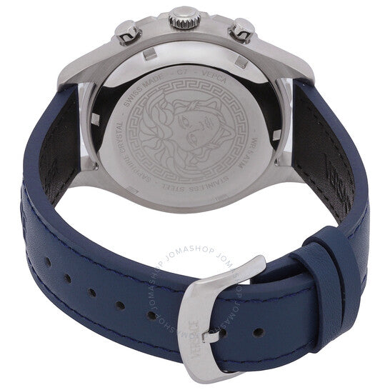 Versace, New Hellen Chronograph Quartz Blue Dial Men's Watch