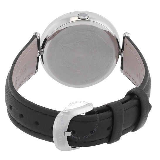 ساعة فيرساتشي بالازو إمباير كوارتز بمينا سوداء للنساء