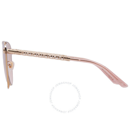 نظارة شمسية نسائية بتصميم عين القطة باللون الوردي من فيرساتشي