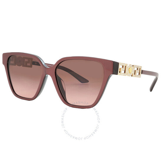 Versace, Pink Gradient Butterfly Ladies Sunglasses