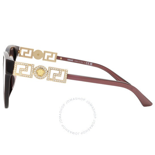 Versace, Pink Gradient Butterfly Ladies Sunglasses