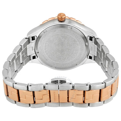 ساعة فيرساتشي كوارتز نسائية بمينا أخضر V1205 0016