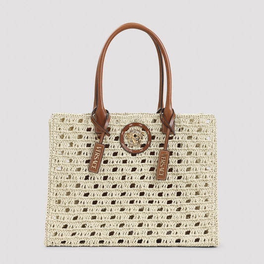 Rafia Large Tote Bag