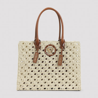 Rafia Large Tote Bag