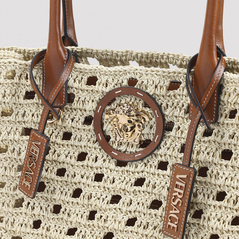 Rafia Large Tote Bag