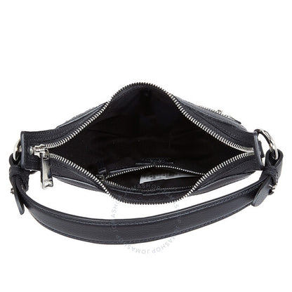 Versace, Repeat Mini Black Hobo Bag