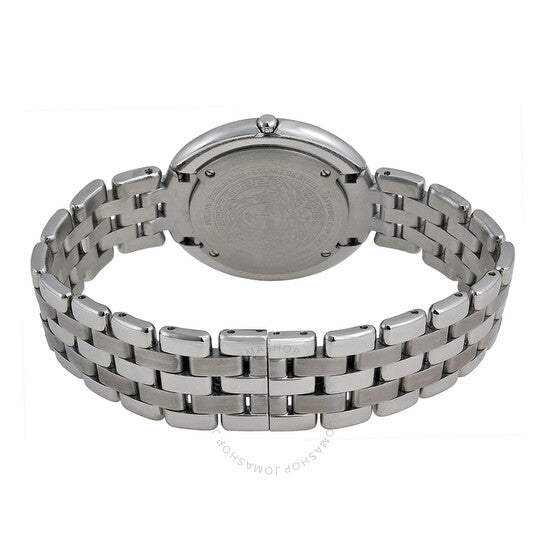 ساعة فيرساتشي ثيا النسائية بمينا فضي وستانلس ستيل