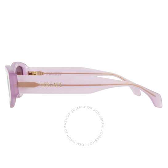 Versace, Violet Gradient Yellow Geometric Ladies Sunglasses