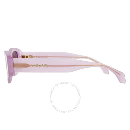 Versace, Violet Gradient Yellow Geometric Ladies Sunglasses