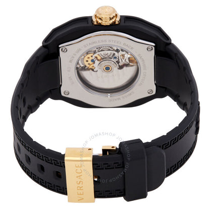 Versace, V-Legend Automatic Skeleton Dial Watch