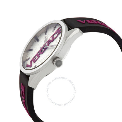 Versace, V-Vertical Quartz White Dial Men's Watch