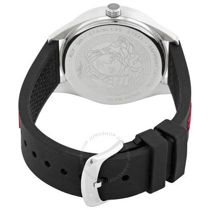 Versace, V-Vertical Quartz White Dial Men's Watch