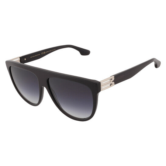Blue Gradient Browline Ladies Sunglasses