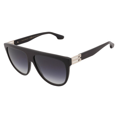 Blue Gradient Browline Ladies Sunglasses