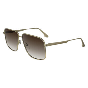 Brown Gradient Square Ladies Sunglasses
