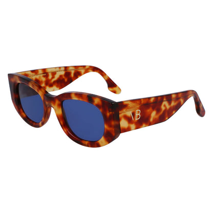 Ladies Brown Oval Sunglasses