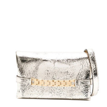 Mini Chain-Detail Pouch Bag