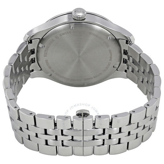 ساعة فيكتورينوكس للرجال، مينا أزرق، مصنوعة من الفولاذ المقاوم للصدأ