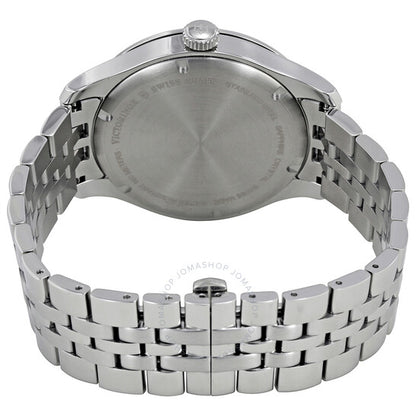 ساعة فيكتورينوكس للرجال، مينا أزرق، مصنوعة من الفولاذ المقاوم للصدأ