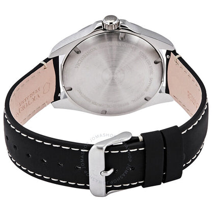 ساعة فيكتورينوكس فيلدفورس كوارتز للرجال بمينا أسود