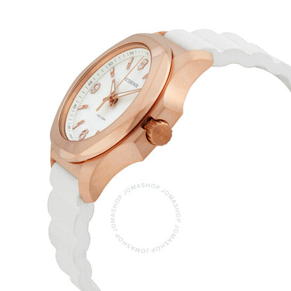 ساعة فيكتورينوكس INOX V كوارتز للسيدات بمينا أبيض