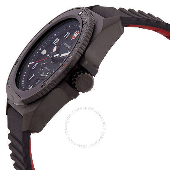 ساعة فيكتورينوكس جورني 1884 كوارتز للرجال بمينا سوداء