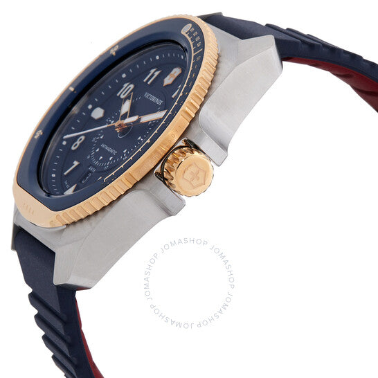 ساعة فيكتورينوكس جورني 1884 كوارتز للرجال بمينا زرقاء