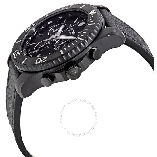 ساعة فيكتورينوكس مافريك كرونوغراف للرجال بمينا سوداء