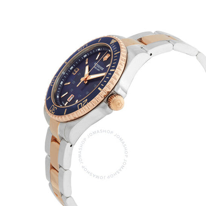 ساعة فيكتورينوكس مافريك كوارتز للرجال بمينا زرقاء