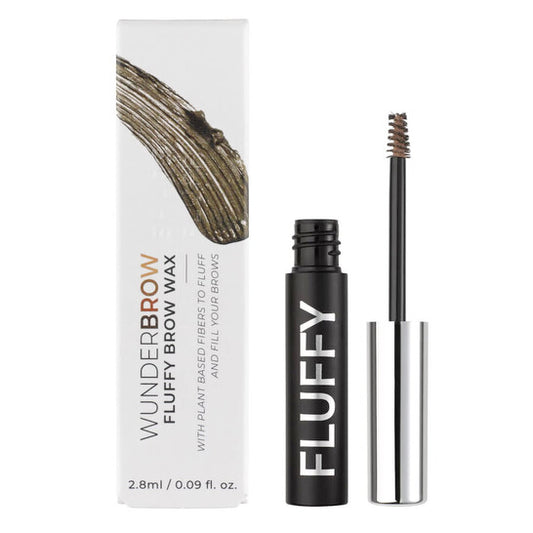 Wunderbrow, Ladies Fluffy Fibre Brow Wax 0.09 oz Black / Brown Makeup