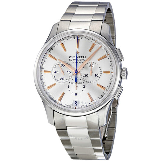 Zenith, Captain Chronograph Silver Dial Automatic Men's Watch 03211040001M2110