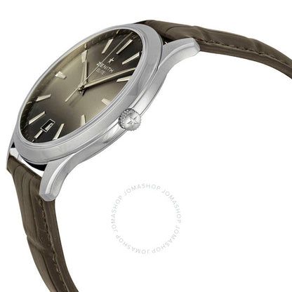 Zenith, Captain Palladium Fume Brown Alligator Men's Watch