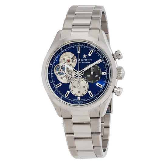 Zenith, Chronomaster Blue Open Boutique Edition Chronograph Automatic Men's Watch