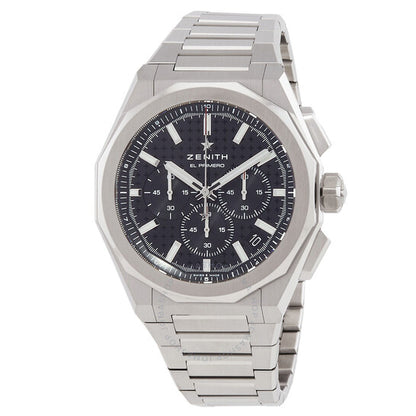 Zenith, Defy Chronograph Automatic Chronometer Black Dial Men's Watch