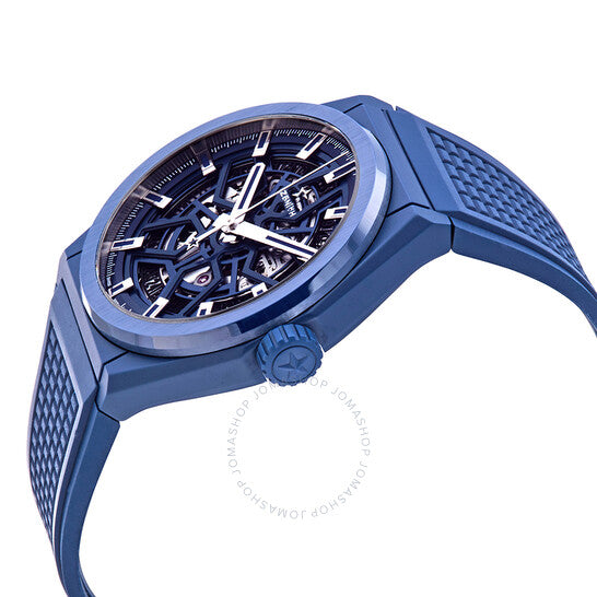 Zenith, DEFY Classic Automatic Blue Skeleton Dial Men's Watch