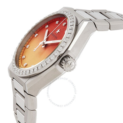 ساعة زينيث ديفاي ميدنايت أوتوماتيكية مرصعة بالألماس للسيدات