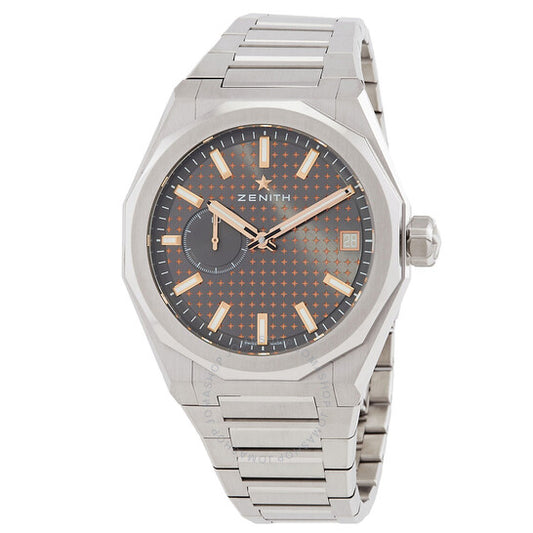 ساعة Zenith Defy Skyline أوتوماتيكية بمينا رمادي