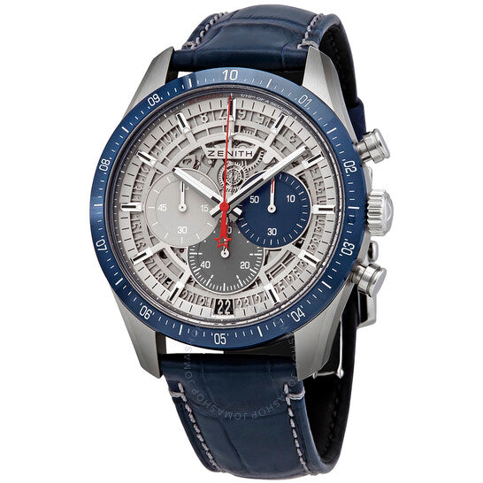 Zenith, El Primero Chronograph Automatic Skeleton Dial Men's Watch