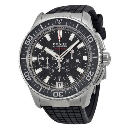 Zenith, El Primero Flyback Automatic Black Dial Men's Watch