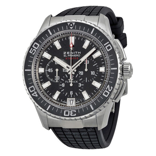 Zenith, El Primero Flyback Automatic Black Dial Men's Watch
