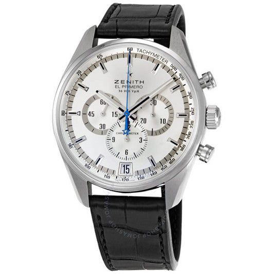 Zenith, El Primero Silver Chronograph Dial Men's Watch 03204040001C496