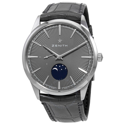Zenith, Elite Moonphase Automatic Grey Dial Men's Watch