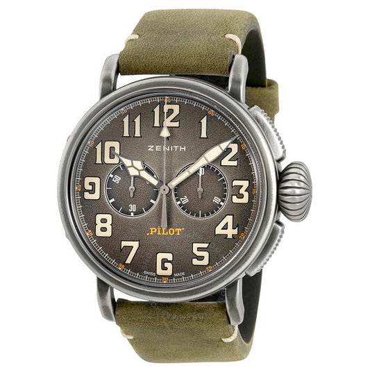 ساعة زينيث هيريتيج بايلوت تايب 20 كرونوغراف أوتوماتيكية للرجال